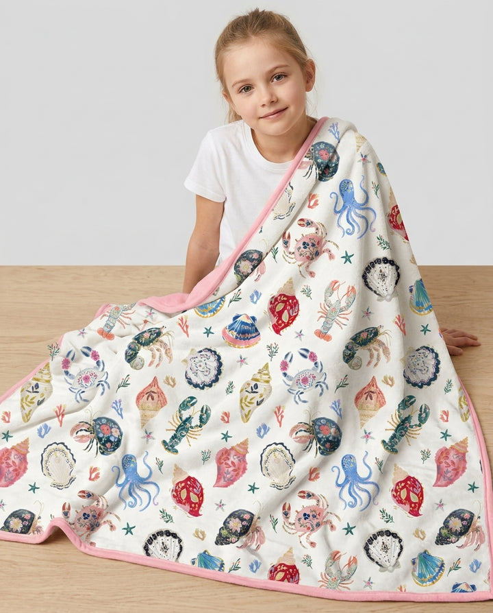 Preppy Coastal Bamboo Blanket