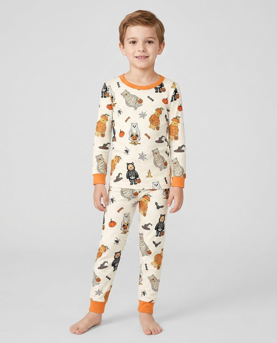Template Bamboo Two Piece Long Sleeve Pyjamas Set