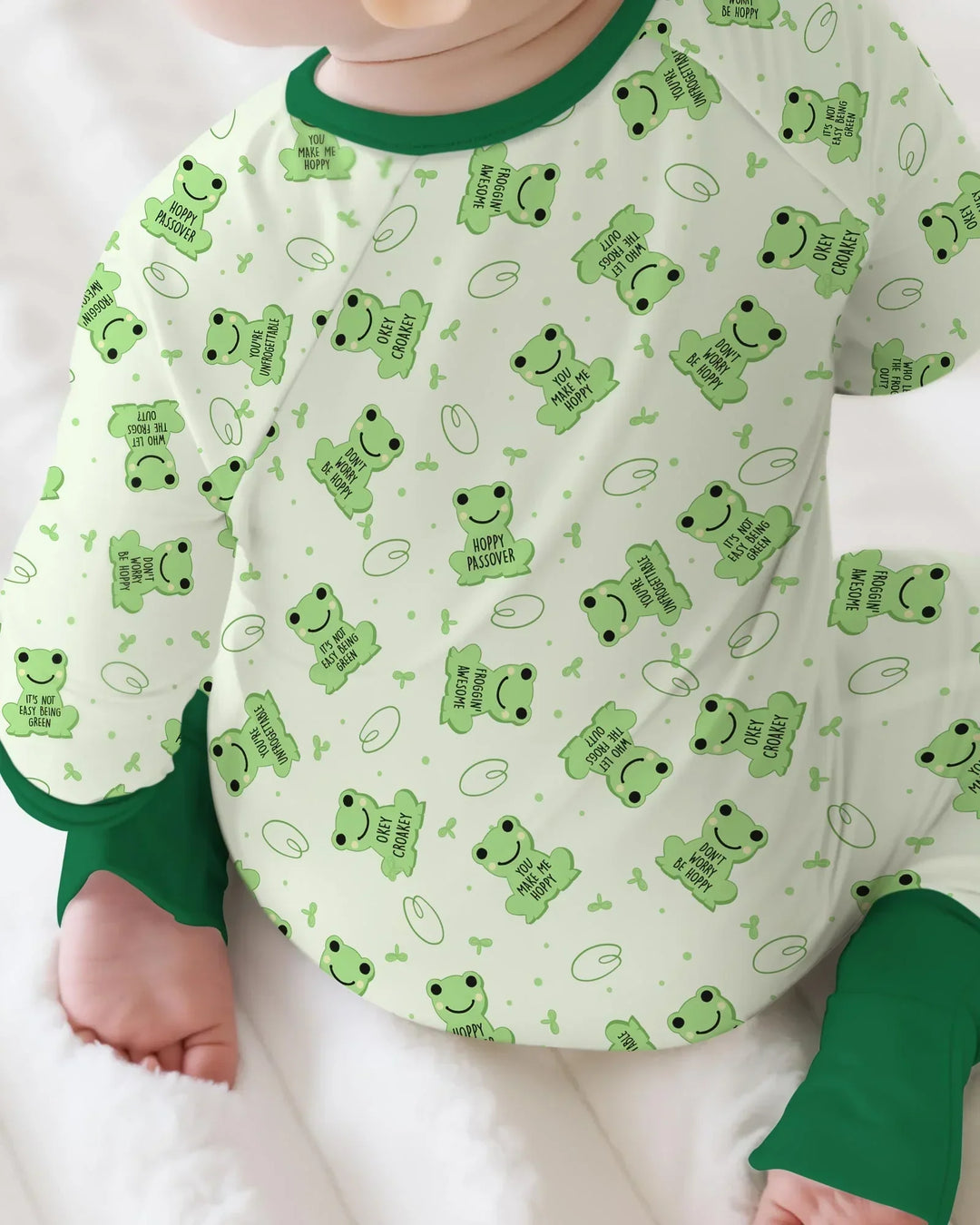 Marzipan Passover Conversation Frogs Bamboo Convertible Zippy