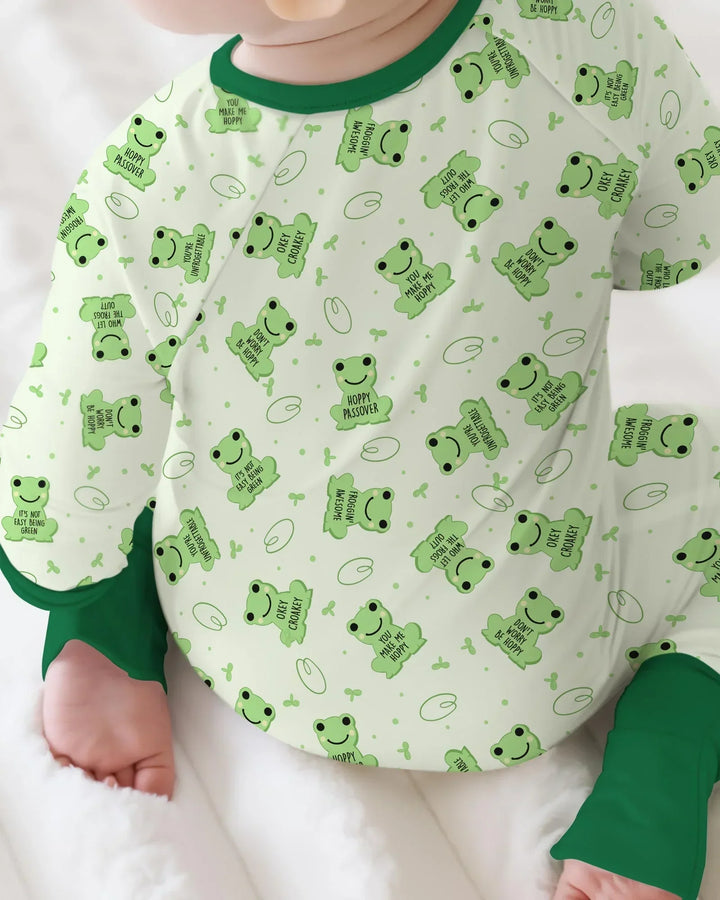 Marzipan Passover Conversation Frogs Bamboo Convertible Zippy