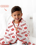 Custom Name Valentine Kiss Bamboo Blanket