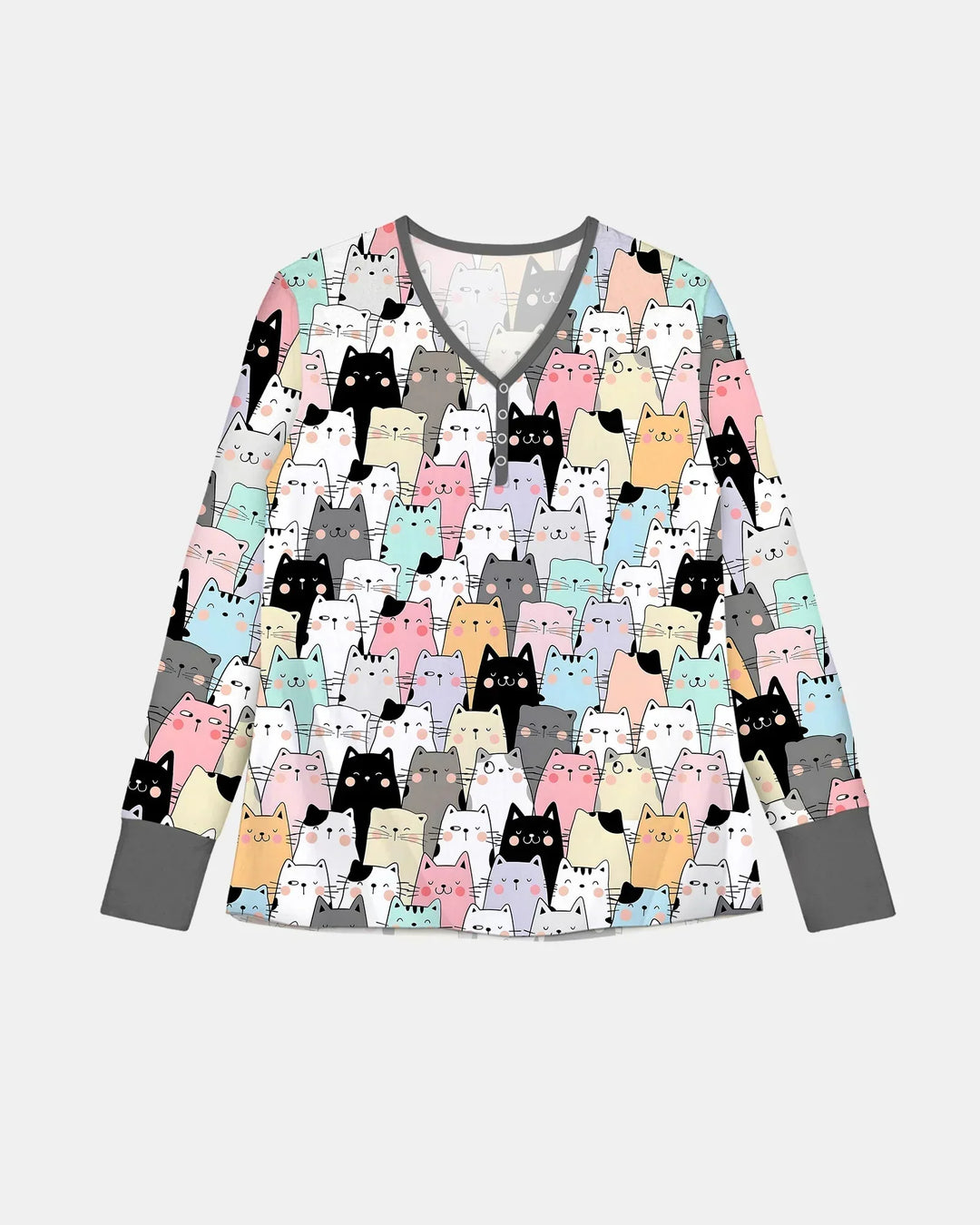 Purrfect Crowd Bamboo Women Pajama Set