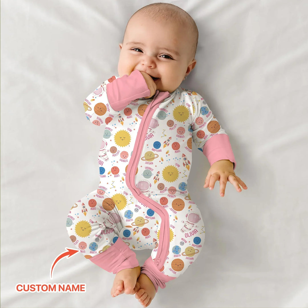 Custom Name Little's Kid into Universer Bamboo Convertible Zippy