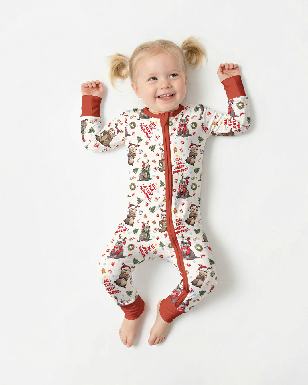 All The Otter Reindeer Bamboo Convertible Zippy