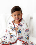 Patriotic Goose Celebrating 250 Years Bamboo Blanket