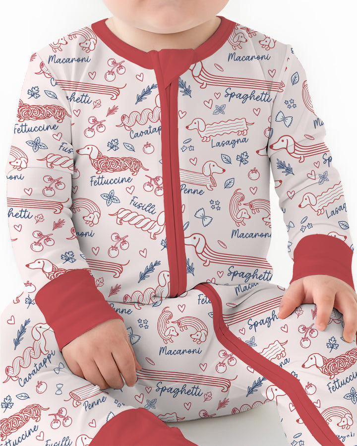 Funny Dachshund Pasta Pups Bamboo Convertible Zippy