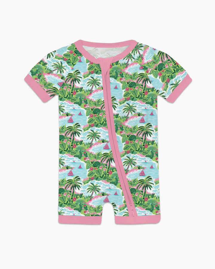 Preppy Coast Beach Club Bamboo Shorty Zippy