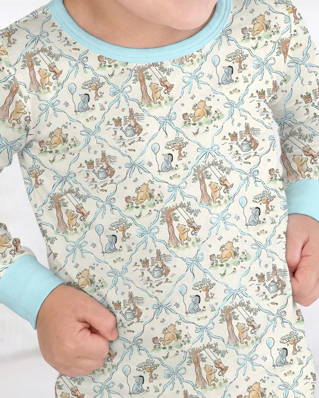 Spring Meadow Friends Bamboo Two Piece Long Sleeve Pajama Set