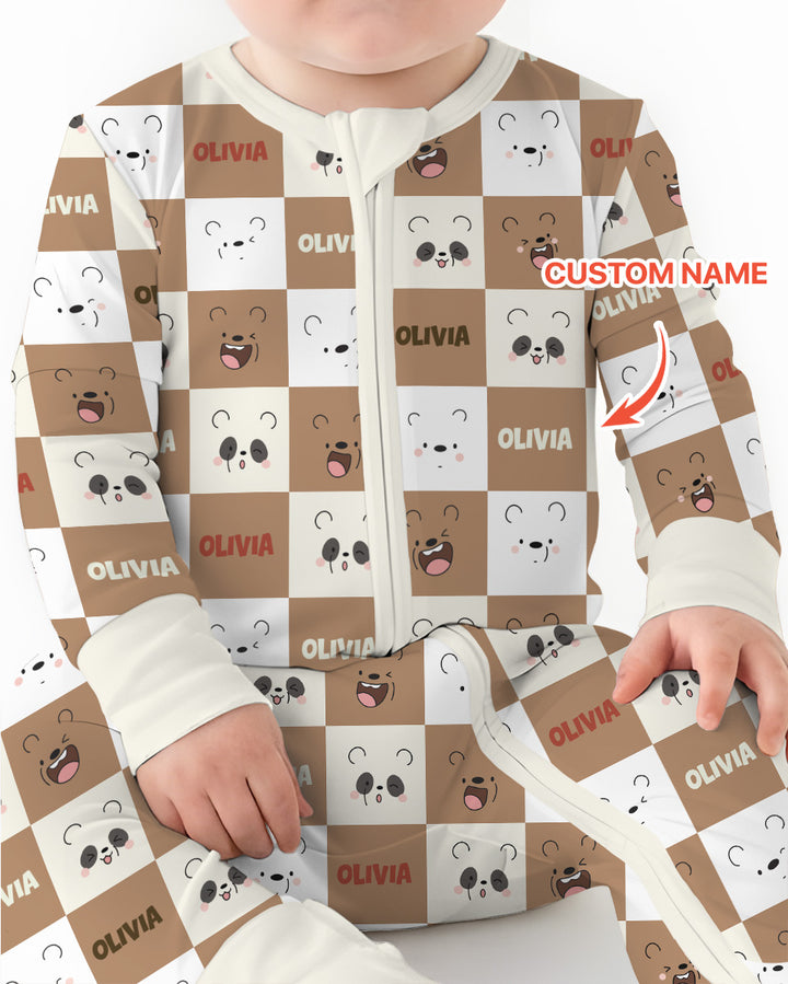 I Am Baby Bears Bamboo Convertible Zippy