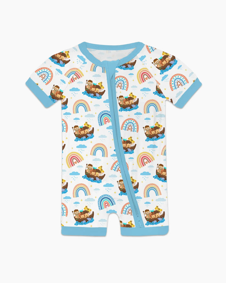Noah’s Ark & God’s Rainbow Promise Shorty Zippy