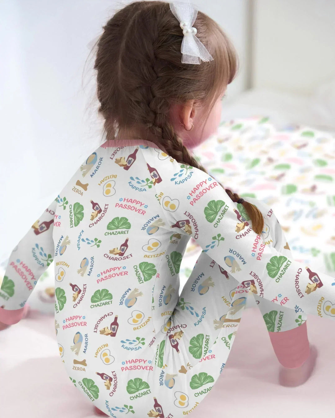 Happy Passover Matching Family Bamboo Convertible Zippy