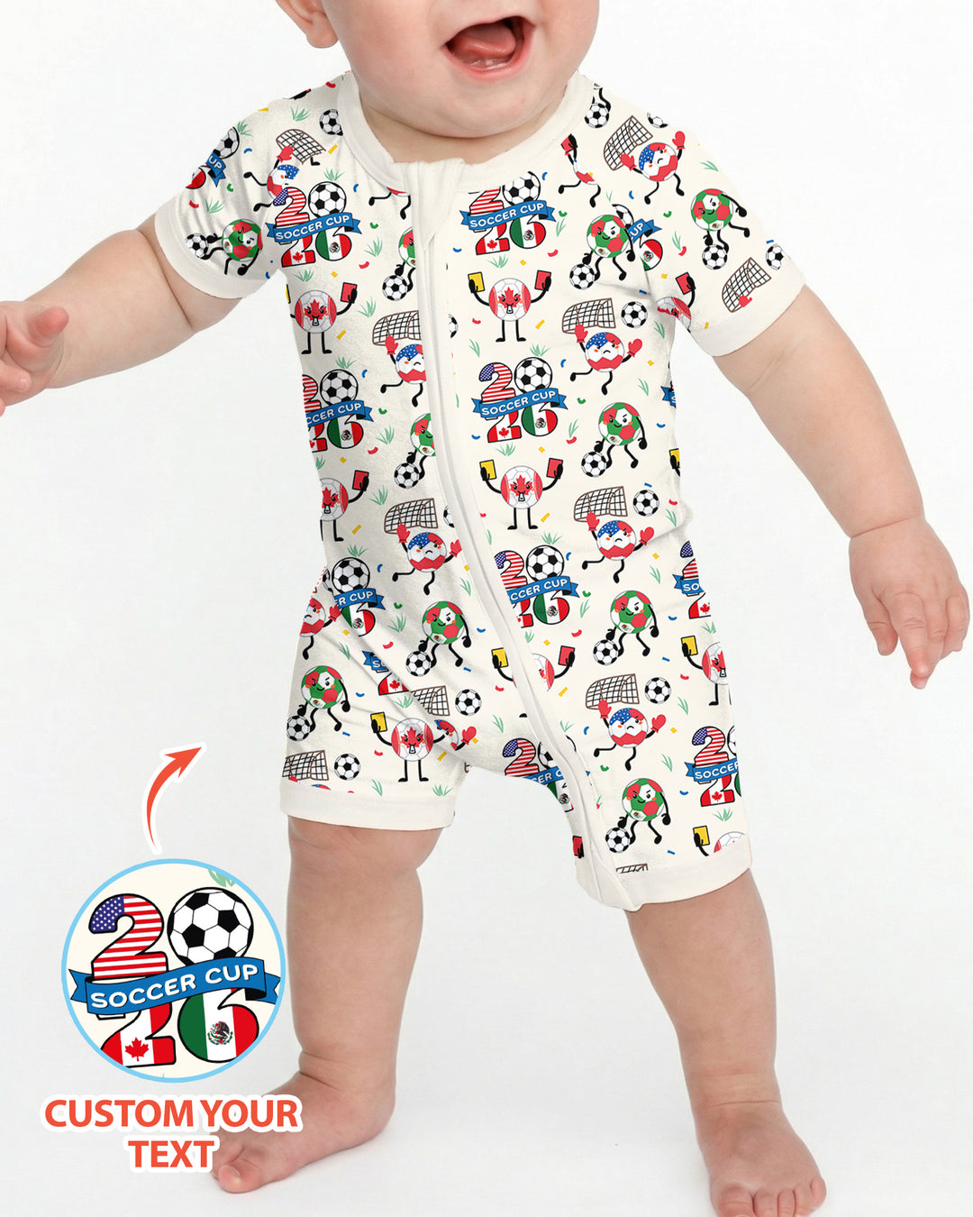 Soccer Squad 2026 Bamboo Shorty Zippy