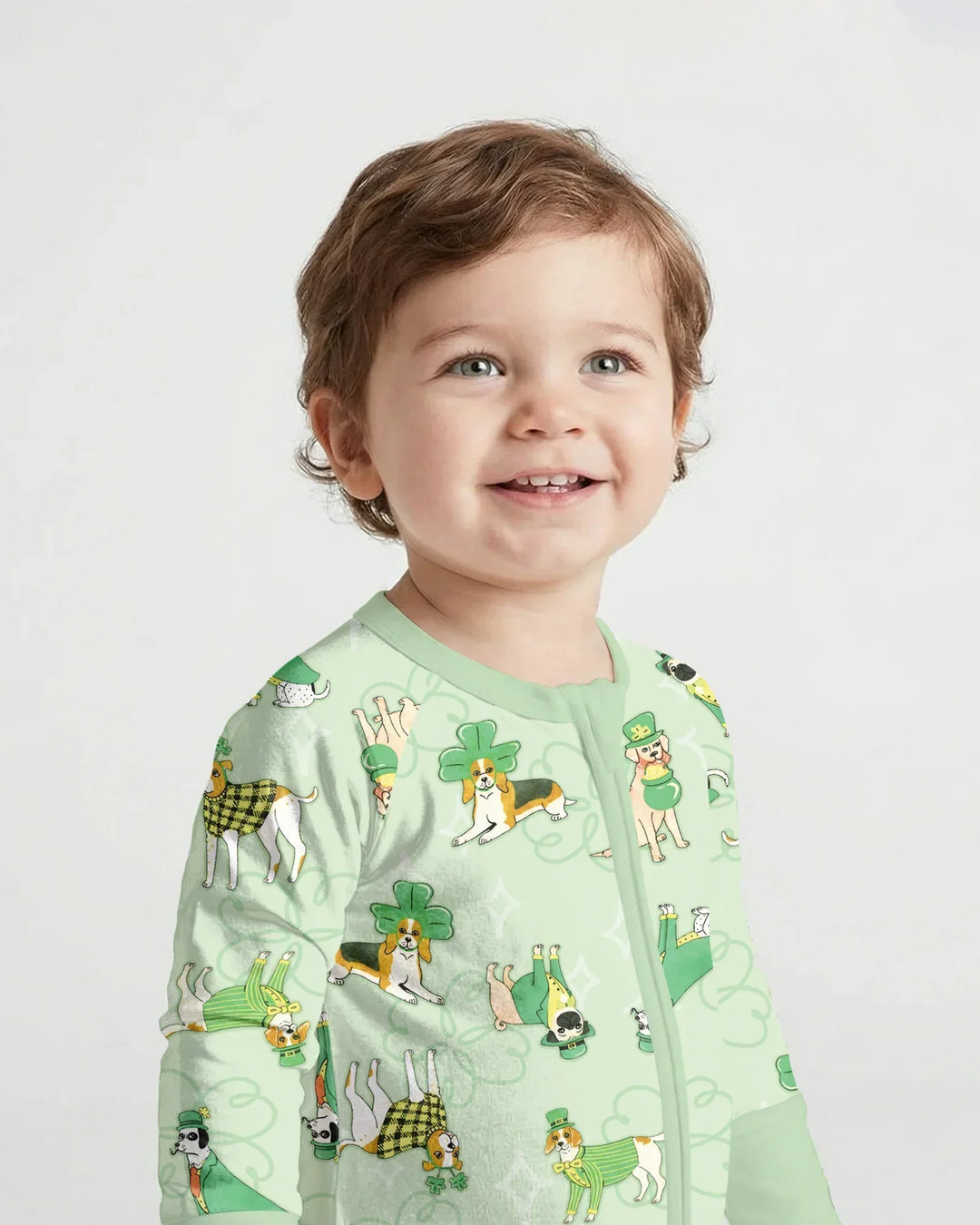 St. Patrick's Day Puppies Bamboo Convertible Zippy