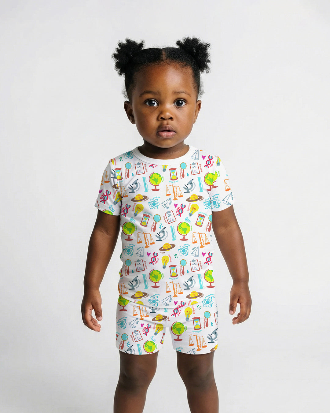 Template Bamboo Two Piece Short Sleeve Shorts Pyjamas Set