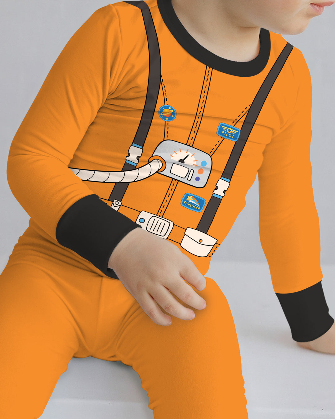 Template Bamboo Two Piece Long Sleeve Pyjamas Set