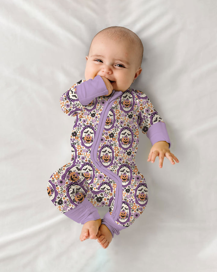Pumpkin Cameo Garden Bamboo Convertible Zippy