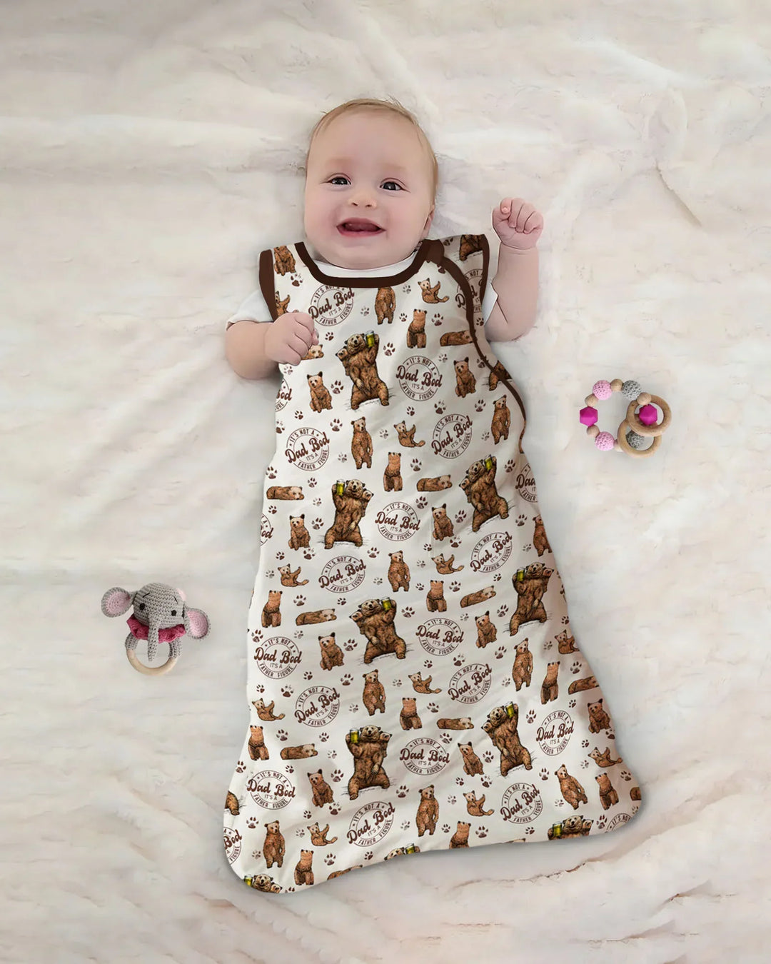 Daddy Bear It's Not A Dad Bod Bamboo Sleep Bag