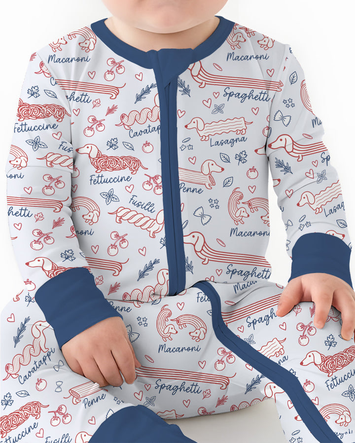 Funny Dachshund Pasta Pups Bamboo Convertible Zippy