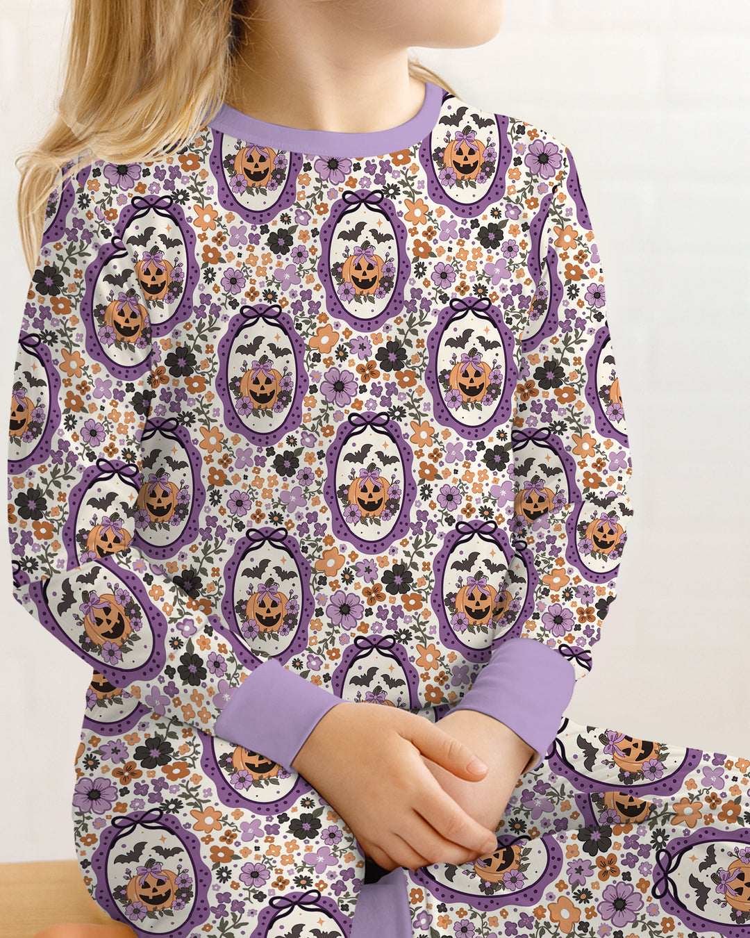 Template Bamboo Two Piece Long Sleeve Pyjamas Set