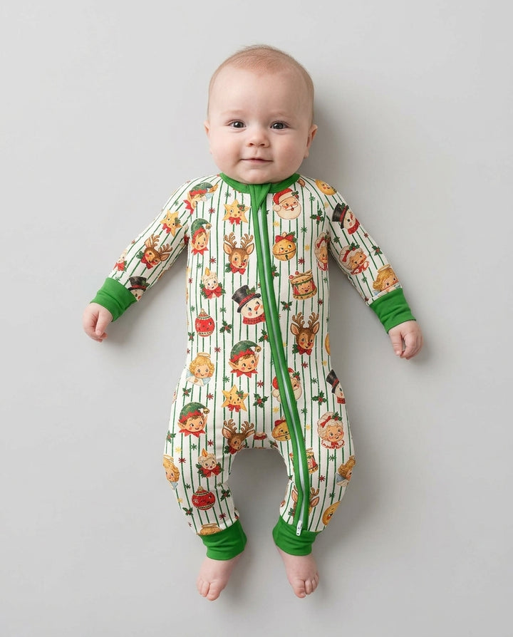 Vintage Christmas Bamboo Convertible Zippy