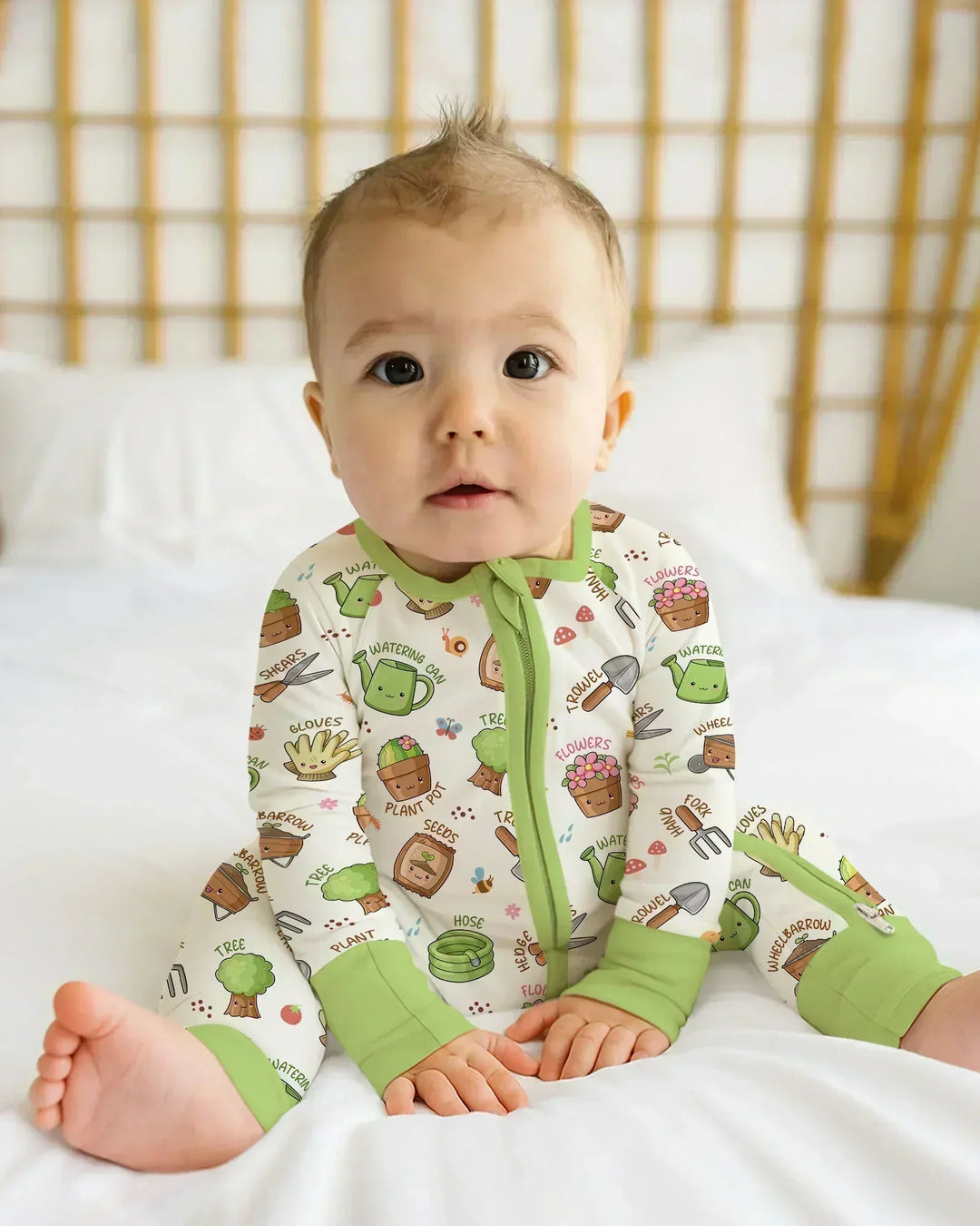 Kawaii Garden Crew Bamboo Convertible Zippy