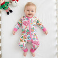 Retro North Pole Bamboo Convertible Zippy