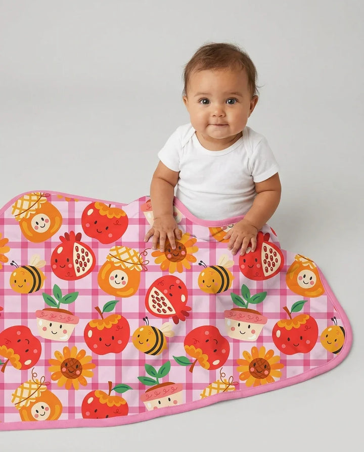 Sweet New Year Bamboo Blanket