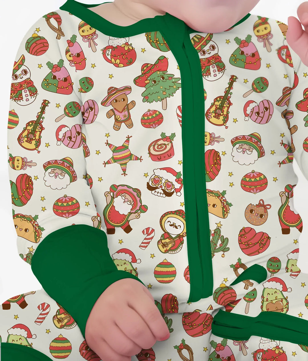 La Fiesta de Navidad Convertible Zippy , La Fiesta de Navidad Convertible Zippy - 0-3M / Green