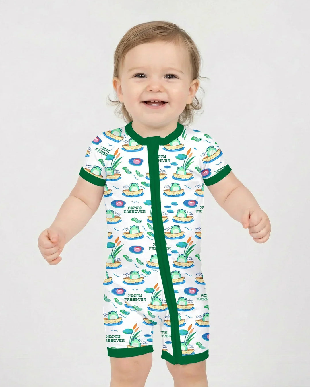 Hoppy Passover Family Matching Bamboo Shorty Zippy