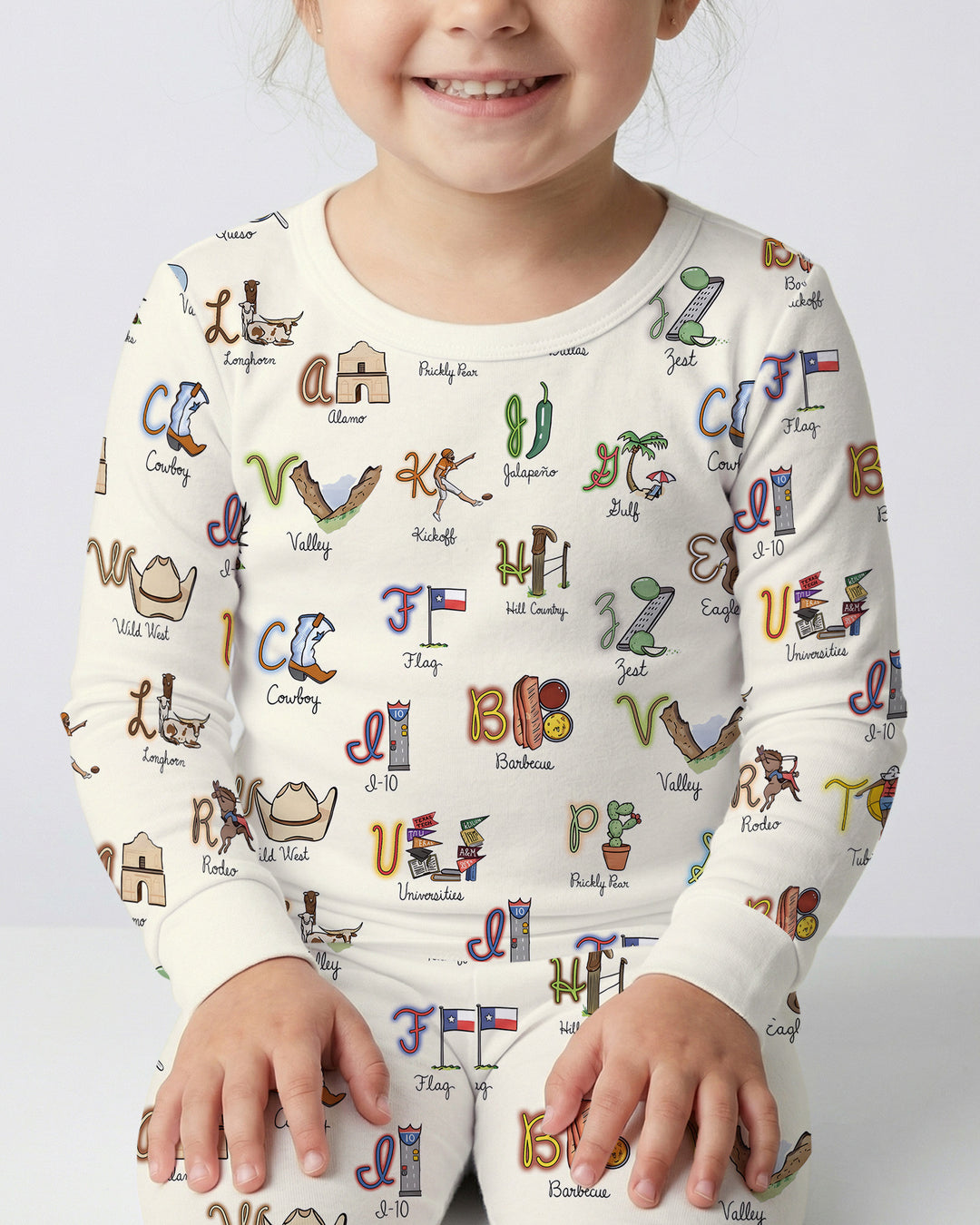 Template Bamboo Two Piece Long Sleeve Pyjamas Set