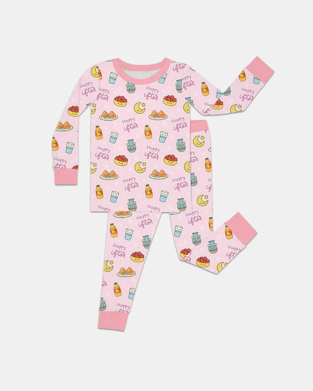 Iftar Party Bamboo Two Piece Long Sleeve Pajama Set