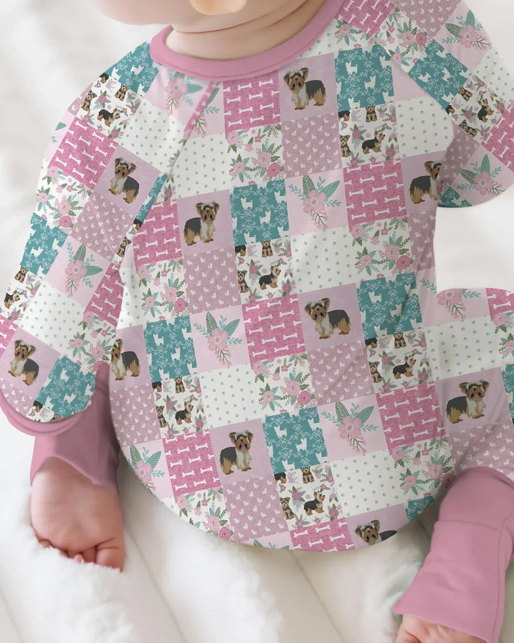 Floral Yorkie Grace Bamboo Convertible Zippy