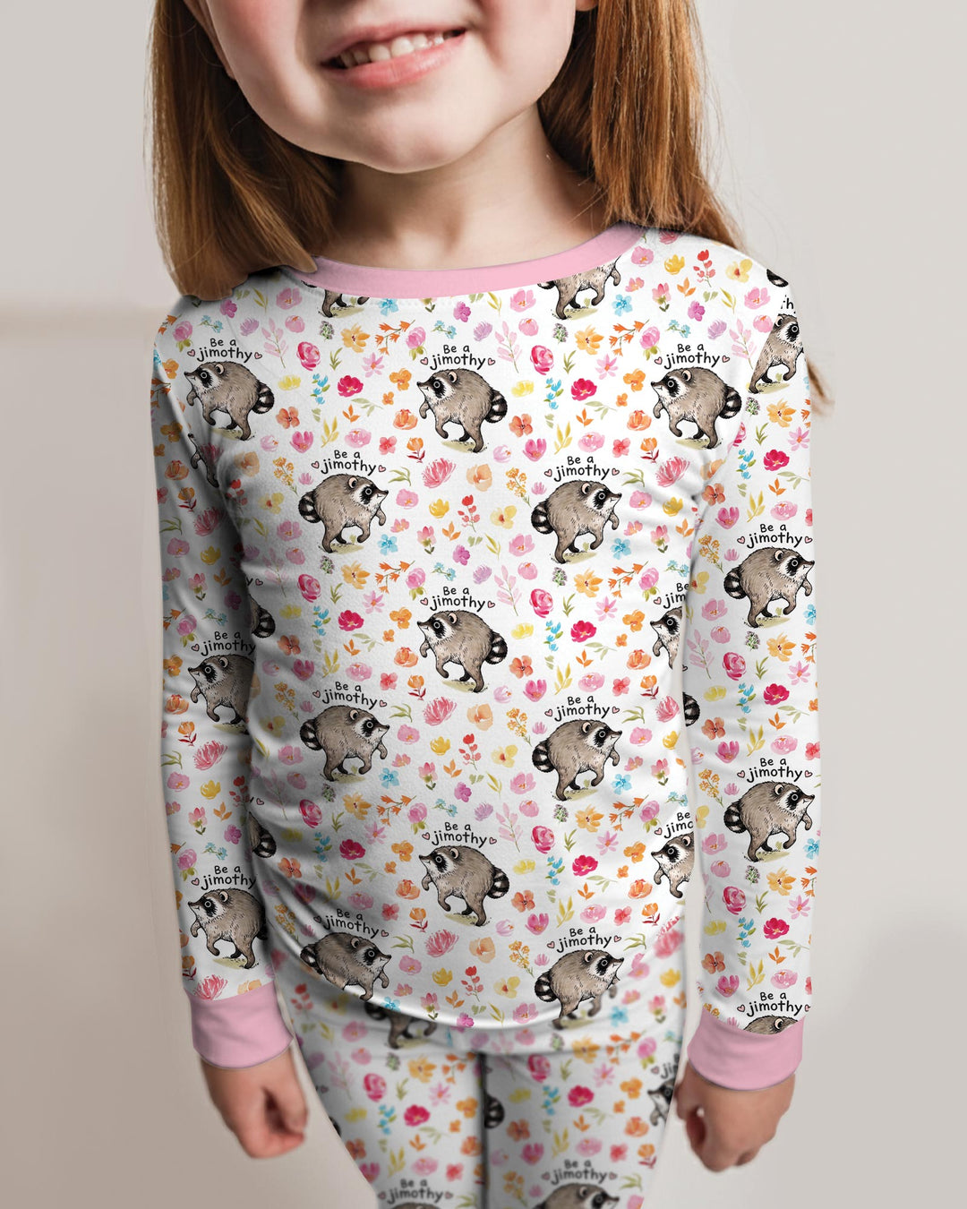 Template Bamboo Two Piece Long Sleeve Pyjamas Set