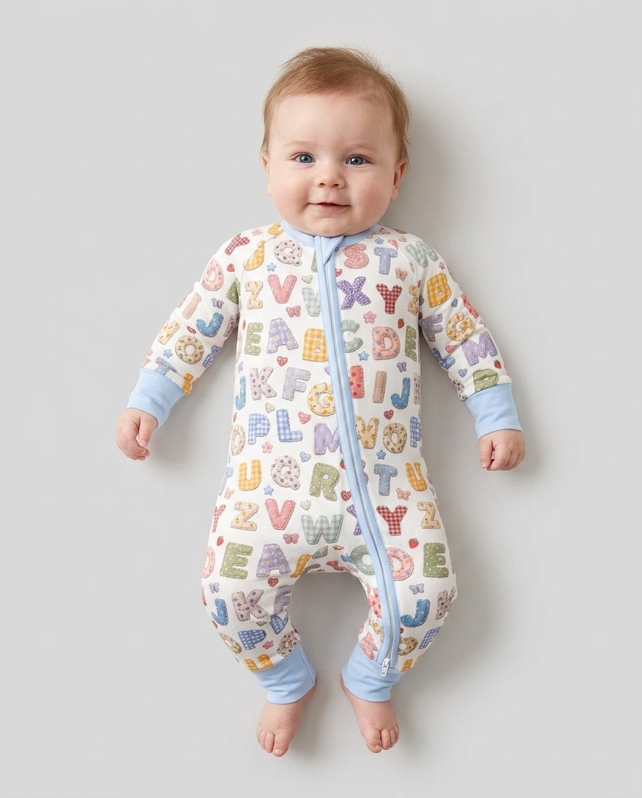 Fabric Alphabet Letters Bamboo Convertible Zippy