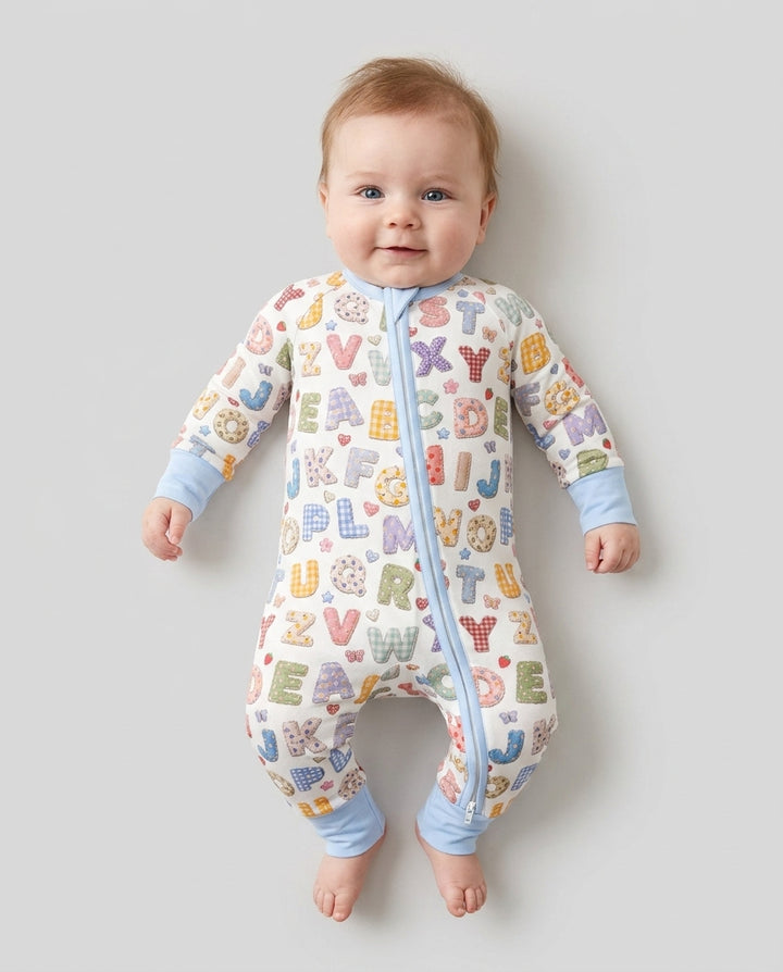 Fabric Alphabet Letters Bamboo Convertible Zippy