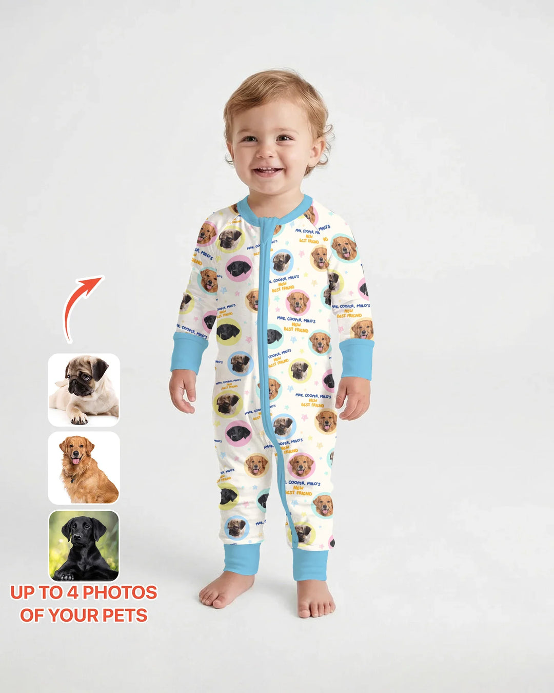 New Best Friend Custom Name And Pet Photos Convertible Zippy