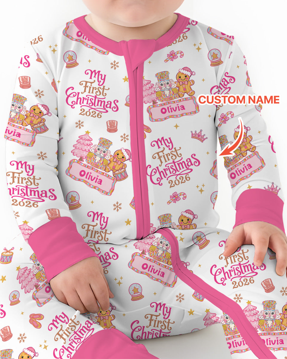 Custom Name Nutcracker Christmas Tale Bamboo Convertible Zippy