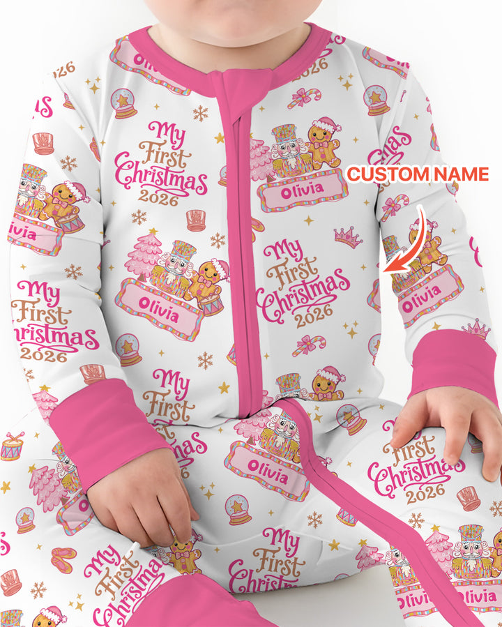 Custom Name Nutcracker Christmas Tale Bamboo Convertible Zippy