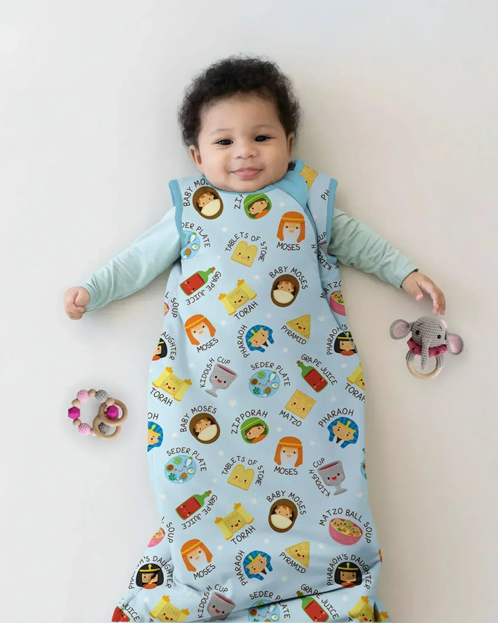 Cute Passover Characters Bamboo Sleep Bag