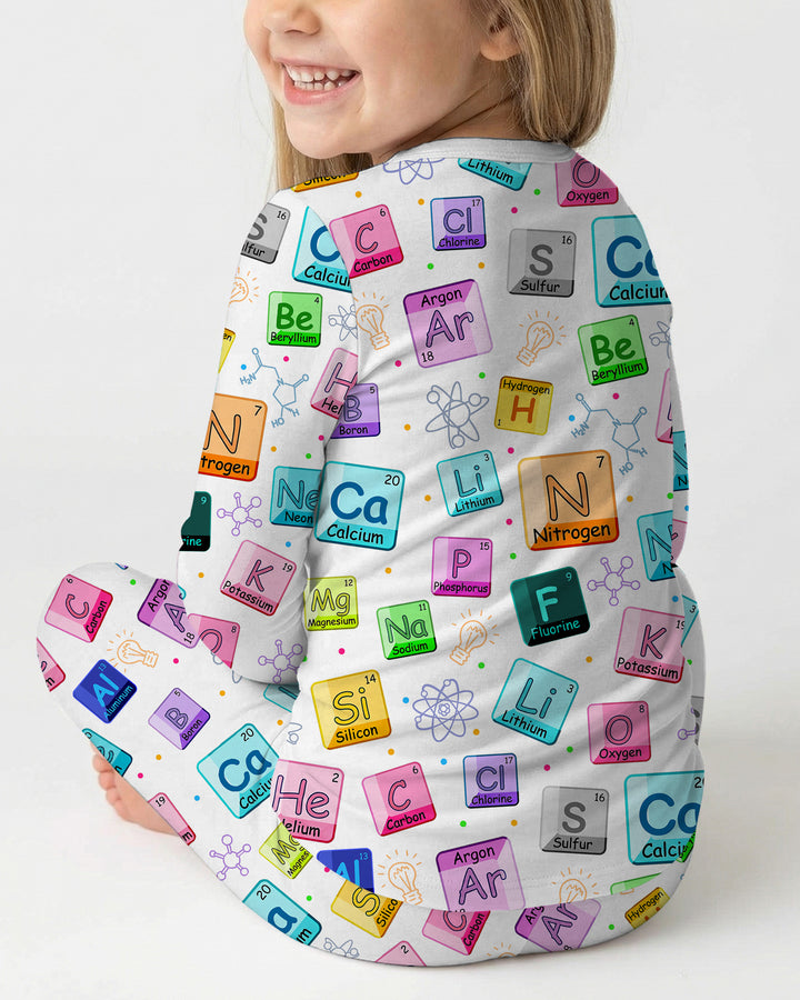 Science Elements Bamboo Two Piece Long Sleeve Pajama Set