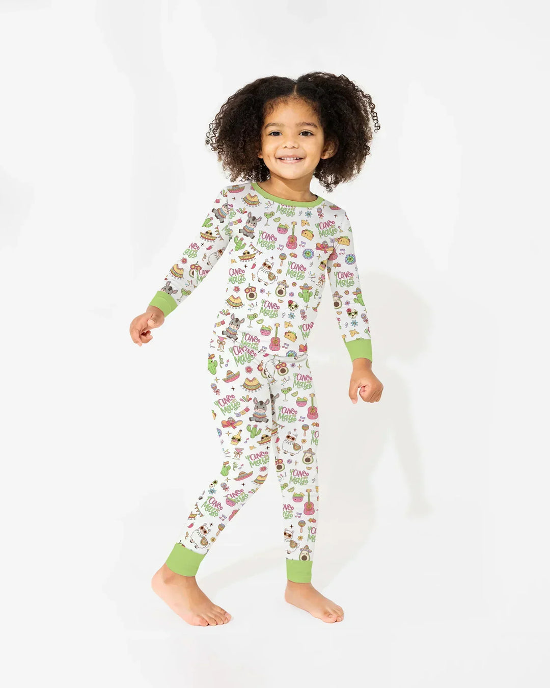 Cinco de Mayo Fiesta Bamboo Two Piece Long Sleeve Pajama Set