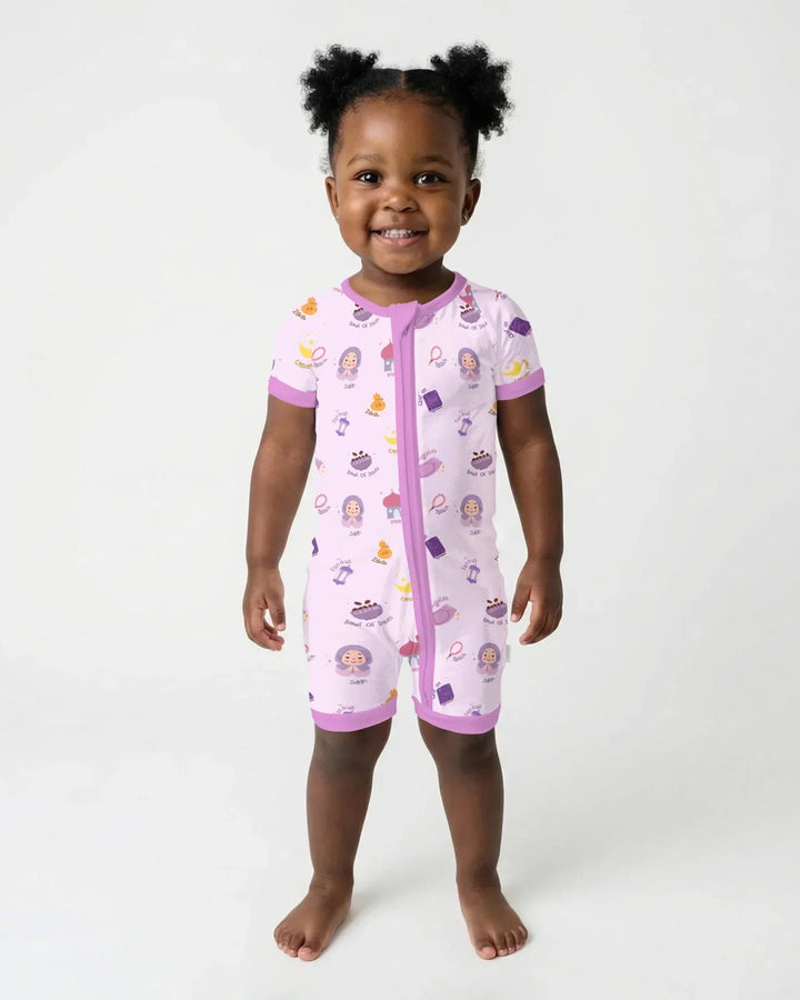Cute Ramadhan Mubarak Bamboo Shorty Zippy