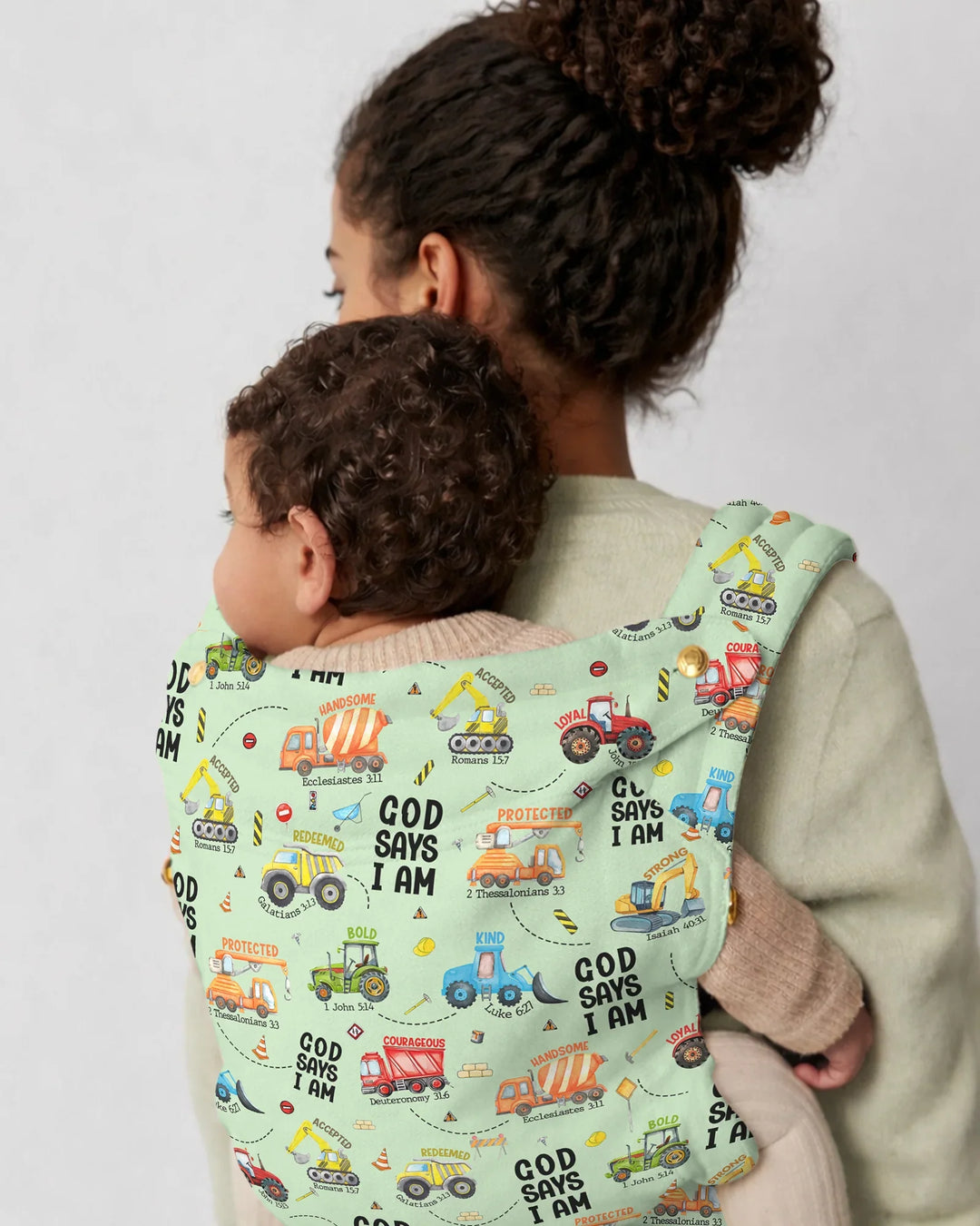 God Says I Am Construction Baby Carrier