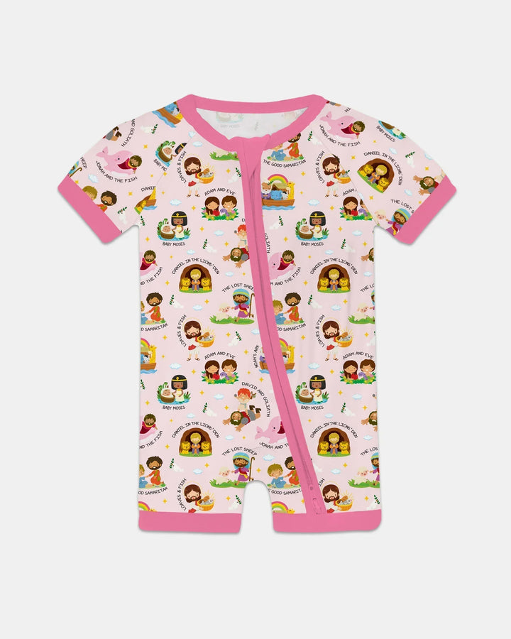 Bible Stories Bamboo Shorty Zippy