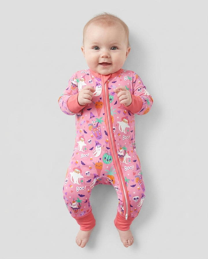 Summerween Doodles Bamboo Convertible Zippy