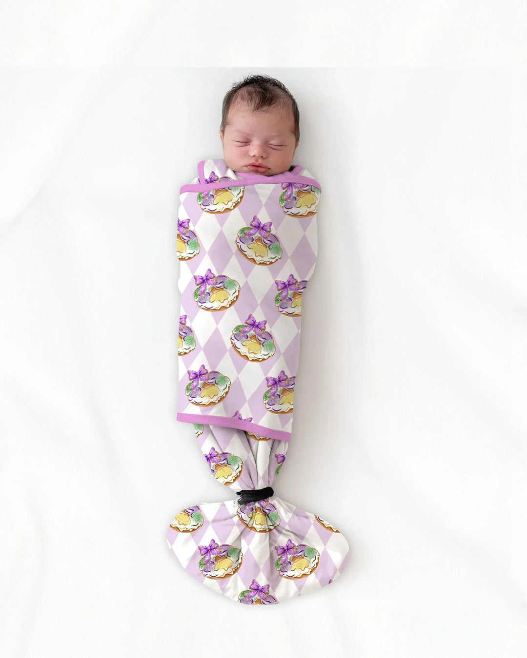 Mardi Gras Donut Bamboo Sleep Bag Swaddler