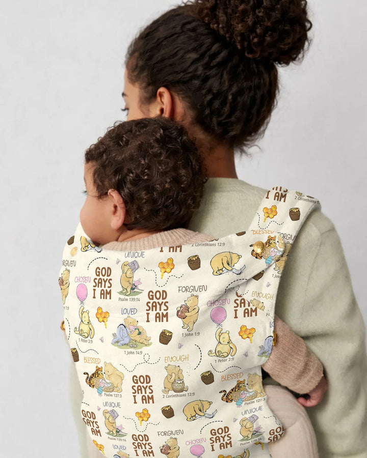 God Says I Am Bear & Honey Baby Carrier