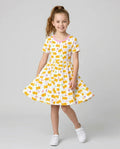Cheesy Fishies Family Matching Bamboo Twirl Dress