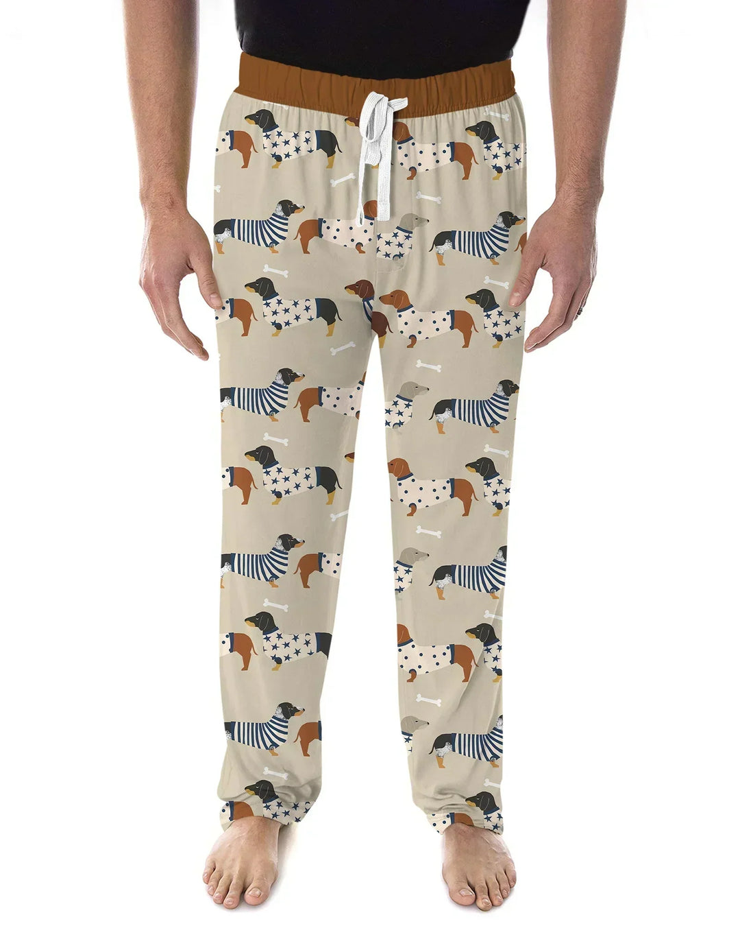 Cute Wieners Bamboo Men's Pajama Set