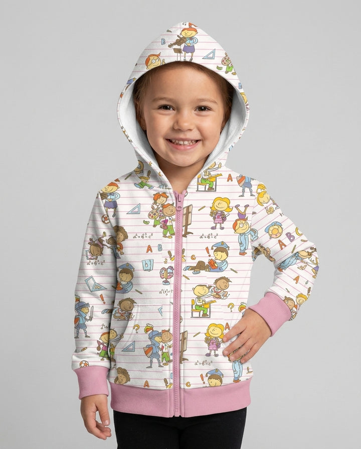 School Days Adventure Bamboo Zip Hoodie
